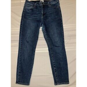 PISTOLA Women’s Blue Dark Wash Mid Rise STRETCHY Denim Jeans sz 31